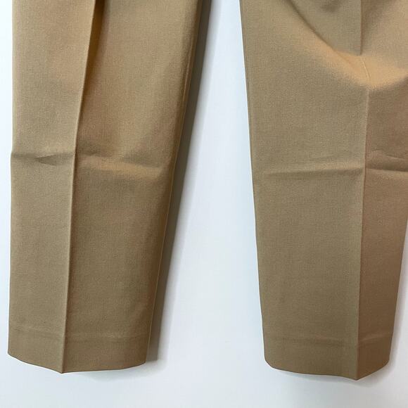 J.Crew Factory Kallie Straight Leg Pant High Waisted Work BO900 Natural Camel P8 - Picture 10 of 14